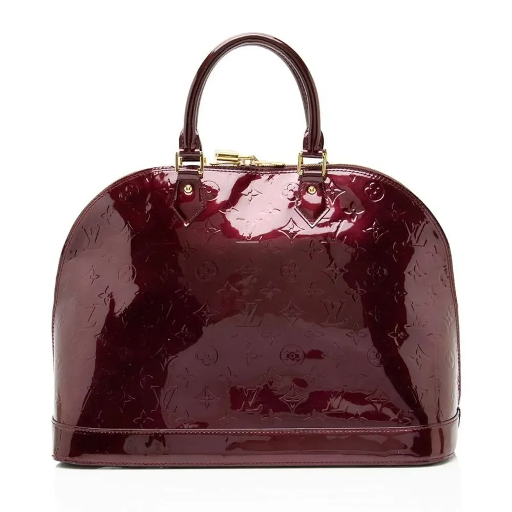 Louis Vuitton Monogram Vernis Alma GM Satchel